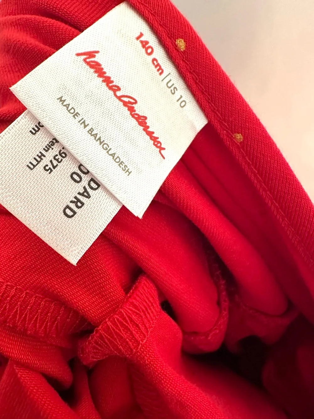 Hanna Andersson bright red